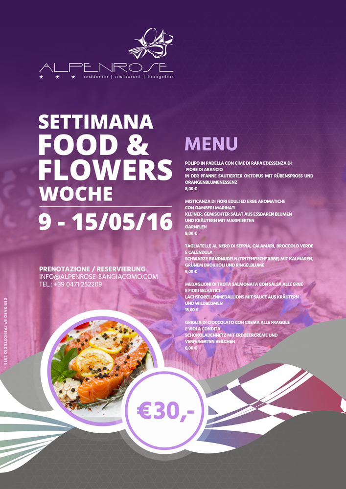 Plakat - Settimana-Flower-and-Food